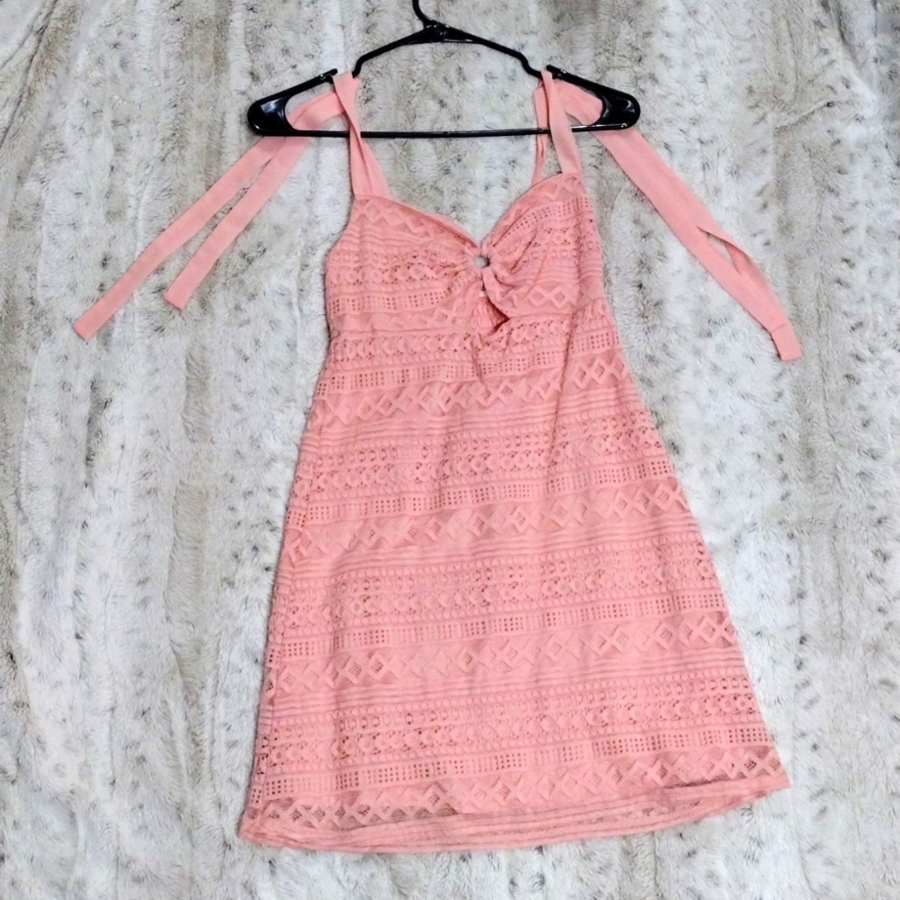 Kids size medium pink dress